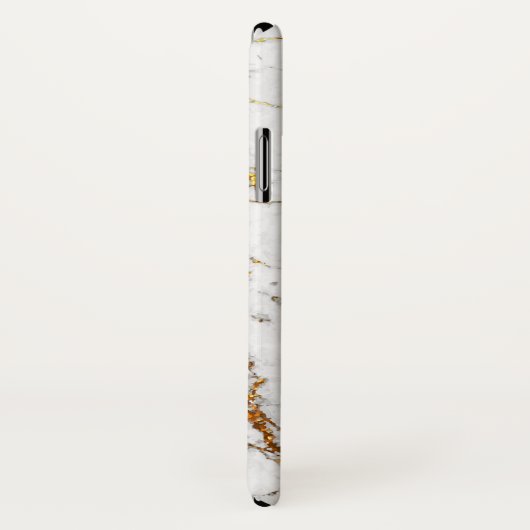 Witte en goudmarmer Case-Mate iPhone case (Achterkant / rechts)