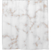 Witte en goudmarmer douchegordijn (Voorkant)