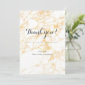 Witte en goudmarmer kaart (Staand voorkant)