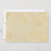 Witte en goudmarmer kaart (Achterkant)