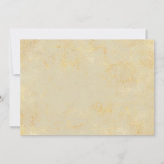 Witte en goudmarmer kaart (Achterkant)