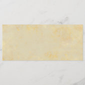 Witte en goudmarmer menu (Achterkant)