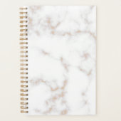 Witte en goudmarmer planner (Voorkant)