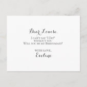 Witte en goudmarmer uitnodiging briefkaart (Achterkant)