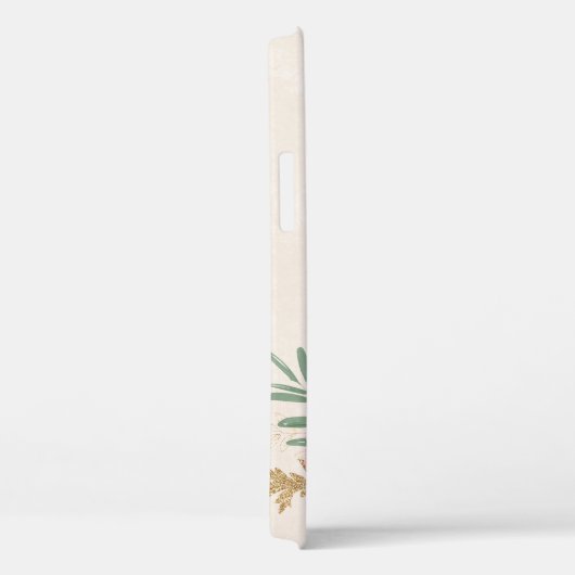 Witte en goudpompoenen Waterverf Case-Mate iPhone Case (Achterkant / Rechts)