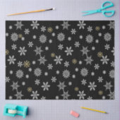 Witte en goudsneeuwvlokken tissuepapier (Craft)