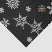 Witte en goudsneeuwvlokken tissuepapier (Detail)