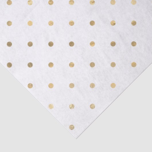 Witte en goudwand tissuepapier (Detail)