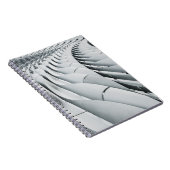 Witte en grijze bouwstructuur notitieboek (Rechterzijde)