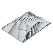 Witte en grijze bouwstructuur notitieboek (Linkerzijde)