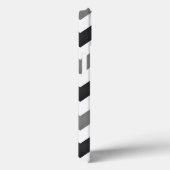 Witte en grijze Chevron Zigzag Case-Mate iPhone Case (Achterkant / Rechts)