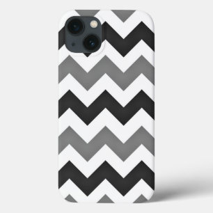Witte en grijze Chevron Zigzag Case-Mate iPhone Case