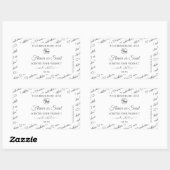 Witte en grijze etiketten van Word Cloud met Logo (Vel)