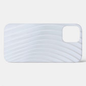 Witte en grijze gestreept textiel Case-Mate iPhone case (Achterkant (horizontaal))