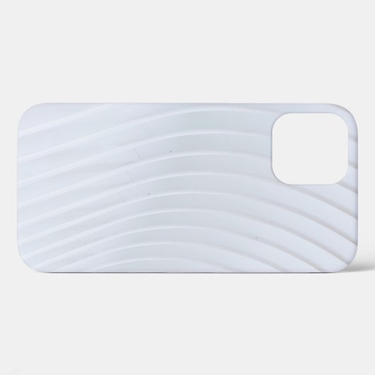 Witte en grijze gestreept textiel Case-Mate iPhone case (Achterkant (horizontaal))