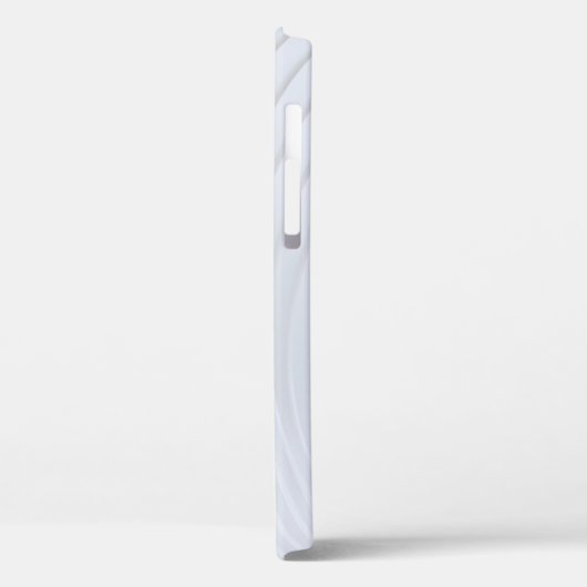 Witte en grijze gestreept textiel Case-Mate iPhone case (Achterkant / Links)