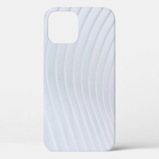 Witte en grijze gestreept textiel Case-Mate iPhone case (Achterkant)