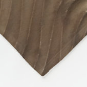 Witte en grijze gestreept textiel fleece deken (Hoek)