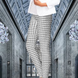 Witte en grijze hond leggings<br><div class="desc">Een wit met grijze leggings van het geluidsdieptepatroon.</div>