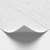 Witte en grijze houtnerf cadeaupapier (Hoek)