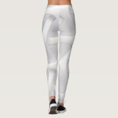 witte en grijze illusie leggings (Achterkant)