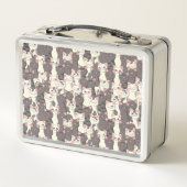 Witte en grijze kattenpatroon (Achterkant)