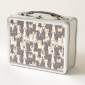 Witte en grijze kattenpatroon (Voorkant)