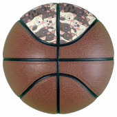 Witte en grijze kattenpatroon basketbal (Rechts)