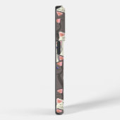 Witte en grijze kattenpatroon Case-Mate iPhone case (Achterkant / Rechts)