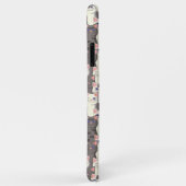 Witte en grijze kattenpatroon Case-Mate iPhone case (Achterkant/rechts)