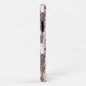 Witte en grijze kattenpatroon Case-Mate iPhone case (Achterkant/rechts)