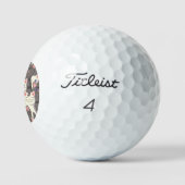 Witte en grijze kattenpatroon golfballen (Logo)