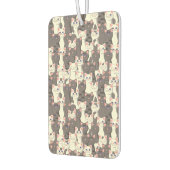 Witte en grijze kattenpatroon luchtverfrisser (Links)