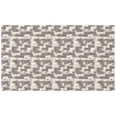 Witte en grijze kattenpatroon tafelkleed (Voorkant (Horizontaal))