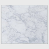 Witte en grijze marmer afdrukken cadeaupapier (Vlak)