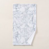 Witte en grijze marmer bad handdoek (Handdoek)