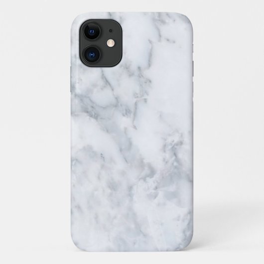 Witte en grijze marmer Case-Mate iPhone case (Achterkant)