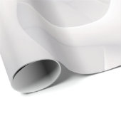 Witte en grijze optische illusie cadeaupapier (Rol Hoek)