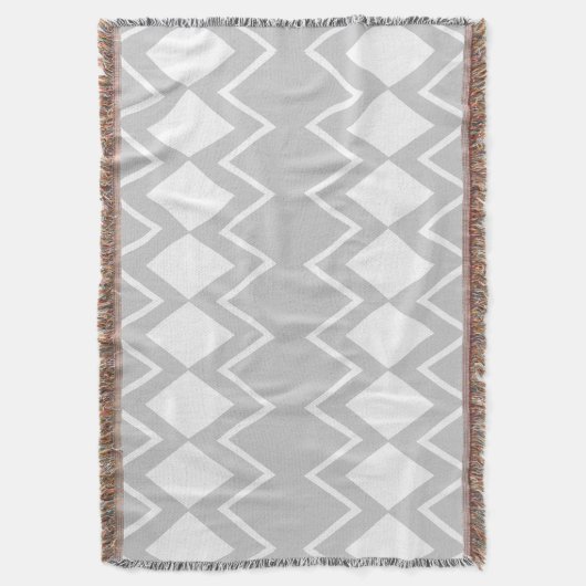 Witte en grijze ovalen en cirkels halverwege de ee deken (Voorkant Verticaal)