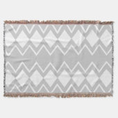 Witte en grijze ovalen en cirkels halverwege de ee deken (Voorkant)