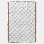 Witte en grijze ovalen en cirkels halverwege de ee deken (Voorkant Verticaal)