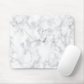 Witte en grijze smelttextuur muismat (Met muis)