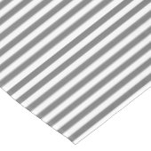 Witte en grijze streep tafelkleed (Gekanteld)