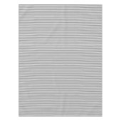 Witte en grijze streep tafelkleed (Voorkant)