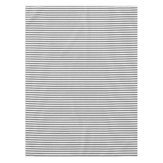 Witte en grijze streep tafelkleed (Voorkant)