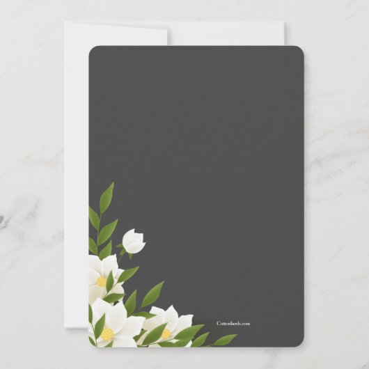 Witte en grijze uitnodiging (Achterkant)