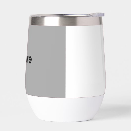 Witte en grijze waterfles (Links)