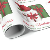 Witte en groene cadeau dozen met aangepaste tekst cadeaupapier (Rol Hoek)