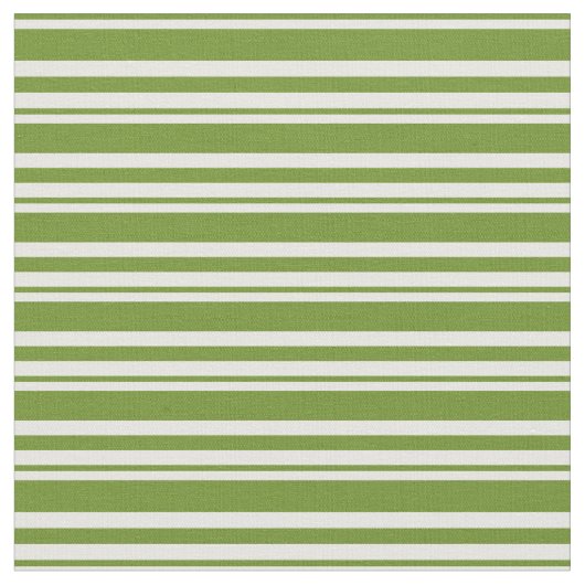 Witte en groene gekleurde strips stof (Close Up)