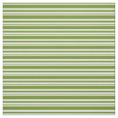 Witte en groene gekleurde strips stof (Swatch)
